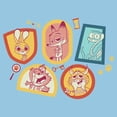 thumbnail image 2 of Boys Zootopia 2 Chibi Crew Portraits T Shirt, 2 of 5