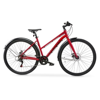700C Hybrid Road Bike Shimano 7-Speed Adult Bike Steel Frame City
