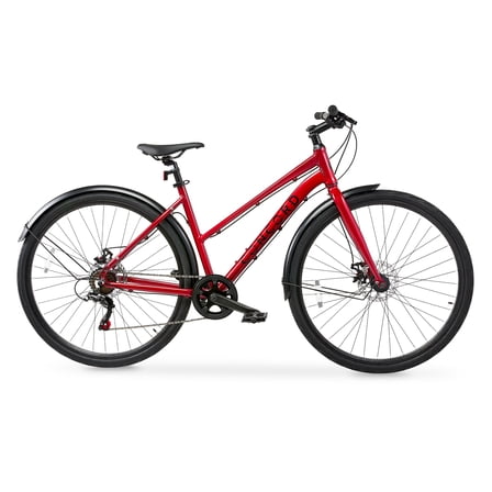 Concord 700C Axia Comfort Road Bike, Red, Fits Riders 5'2"-5'10", Adult, Unisex