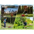 thumbnail image 6 of Floseru 2026 New Gas Weed Wacker - 52cc 2-Stroke 5 in 1 Multi-Functional Lawn Mower Hedge Trimmer Pruners Gas Powe Brush Cutter, Handheld Weed Eater for Garden and Yard Lawn, 6 of 11