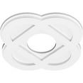 thumbnail image 2 of 14"OD x 5"ID x 5 1/2"C x 1"P Charlotte Architectural Grade PVC Contemporary Ceiling Medallion, 2 of 11