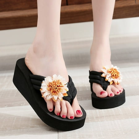 

Cathalem Slippers And Robe Set for Women Fashion Spring And Summer Women Slippers Womens Slippers with Rubber Soles for Outdoor Black 8.5