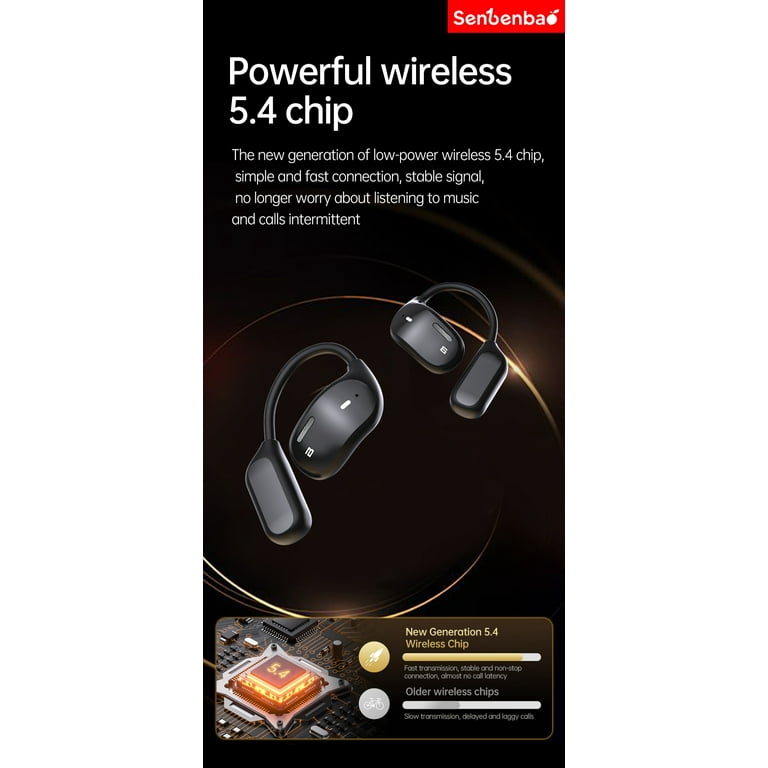 JM16 Wireless Earbuds with Ehook Full-color Smart Screen - Walmart.com