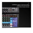 thumbnail image 4 of 6 Channel Professional Mixing Console Soundcard USB Play Record DJ  Mixer ,Smart Fader, 4 of 6