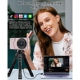thumbnail image 6 of 4K Digital Camera for Photography- 64MP Autofocus Vlogging Camera with Dual Lens, 18X Digital Zoom- Small Point and Shoot Camera with Card and 2000mAh for YouTube, Travel, Beginners (), 6 of 6