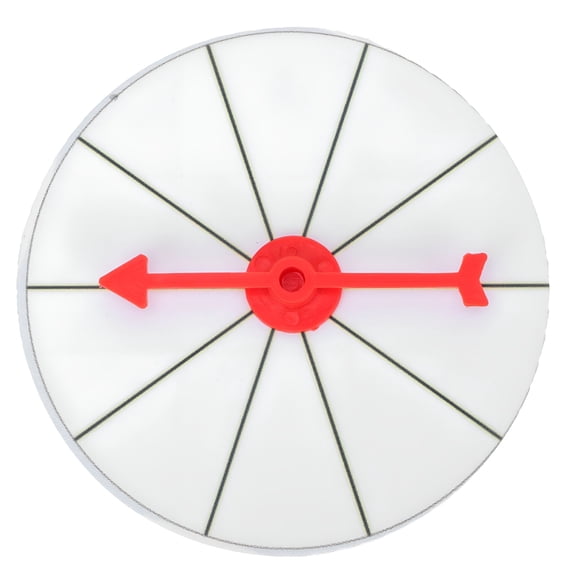 BESTSKY Prize Spinning Game Wheel Carnival Tabletop Draw Wall Party Raffle Casino Erase Hanging Dry