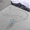 thumbnail image 5 of IEFSHINY Forever Love Heart Pendant Necklaces for Women White Gold Plated with Cubic Zirconia Birthday Mother’s Day Jewelry Gift for Mom Women, 5 of 6