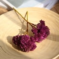 thumbnail image 5 of Artificial Rice Seed Fruit Flower flower artificial Rustic Fake Flower Wedding Party Floral Decor Home Ornament, Purple, 5 of 5