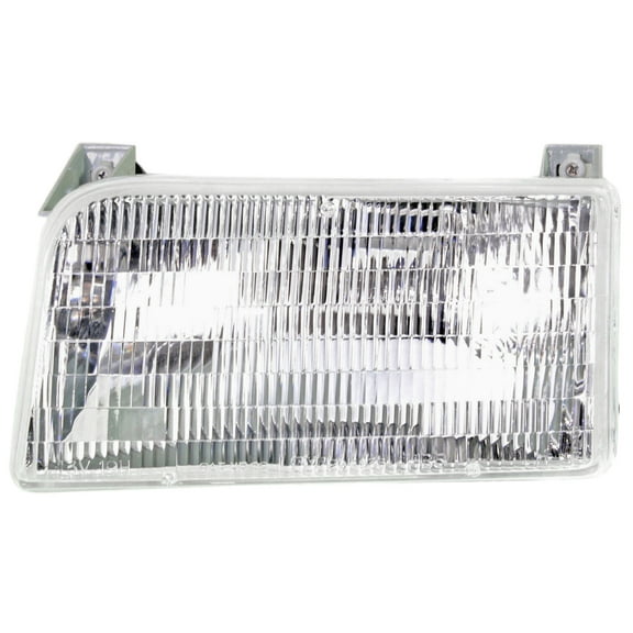 Headlight Compatible With 1997 Ford F-250 HD 1992-1996 Left Driver Halogen With bulb(s)