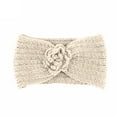 thumbnail image 3 of Bandeau Crocheté à la Main pour Femmes, Bandeau Chaud Tricoté Mode, 3 of 3