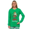thumbnail image 5 of Looney Tunes Christmas Bugs Lola Tweety Taz Holiday Tight Fit Matching Family 2PC Pajama Set for Adults Kids Toddler, 5 of 6