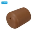 thumbnail image 3 of Unique Bargains 4 Pcs Silicone Fishing Rod Butt Cushion Protector Cap, Large, Brown, 3 of 7