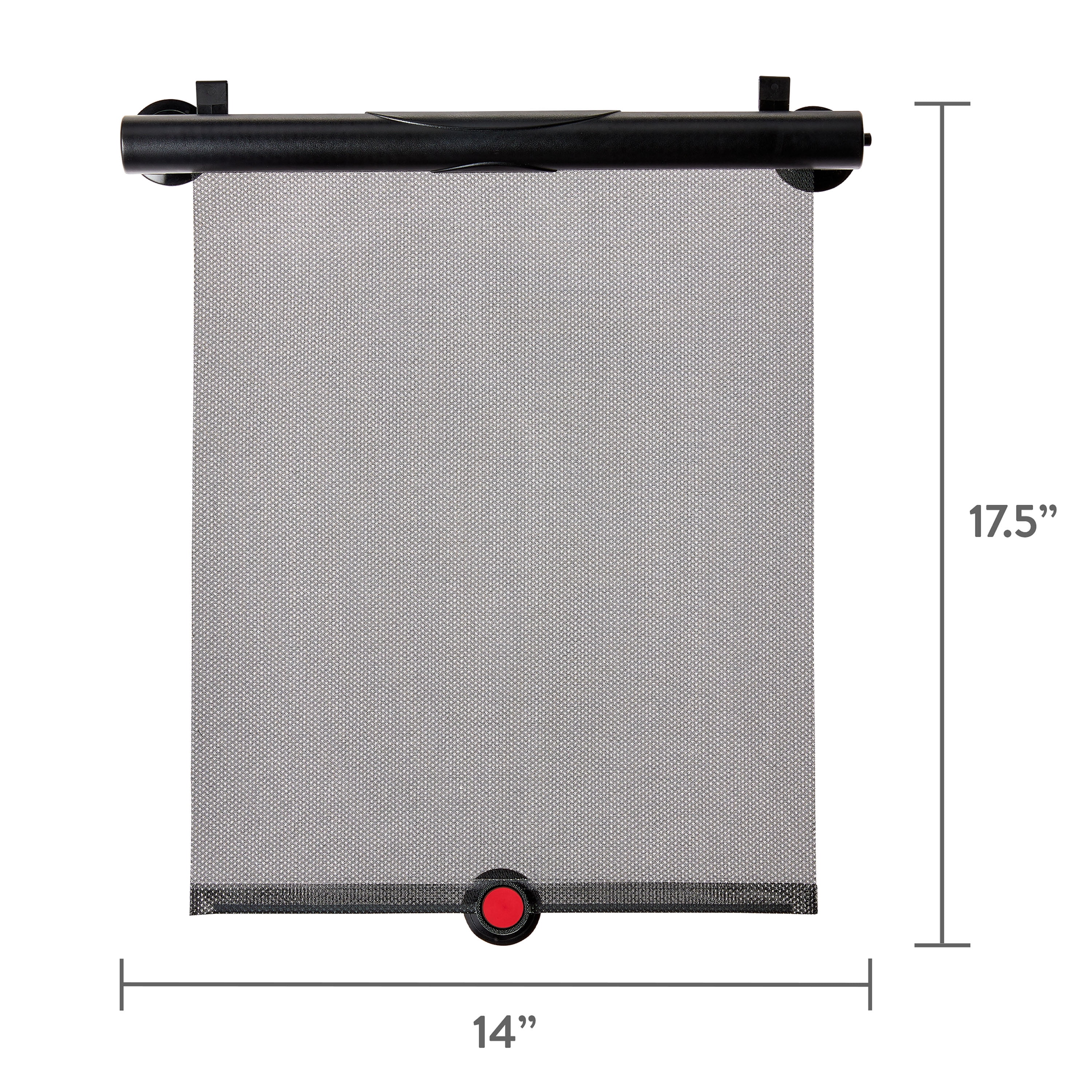 Parent's Choice Easy Install Roller Mesh Sunshade for Car, Heat & UV Blocking, Universal Fit