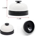 thumbnail image 2 of Bell Table Reception Call Bells, Metal Service Bell for Hotel Bars, Restaurant, Kitchen, School, Rec, 2 of 5
