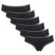 thumbnail image 1 of Sloggi Slip hipster para mujer, paquete de 6 - GO Crush Hipster C6P, pantalón, algodón elástico Negro L (Large), 1 of 3