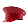 thumbnail image 1 of Sombrero de marinero con visera para vendedor de periódicos, ideal para bailes de máscaras de Halloween y presentaciones en el escenario. Rojo, 1 of 9