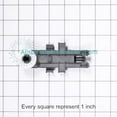 thumbnail image 3 of W10078214 Whirlpool Dishwasher Upper Dishrack Wheel, 3 of 4