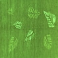 thumbnail image 1 of Ahgly Company Indoor Square Abstract Green Contemporary Area Rugs, 4' Square, 1 of 1