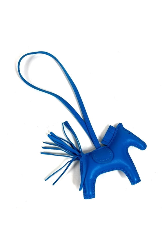 Pre-Owned HERMES Hermes Horse Cheval Rodeo PM Accessory Bag Charm Keychain Agneau Milo Men's...