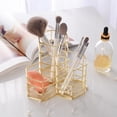 thumbnail image 3 of simhoa Porte-Stylo Creux Compartiments Fournitures Accessoires Organisateur de Bureau Or, 3 of 8