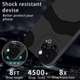 thumbnail image 4 of for iPhone 14 Pro Max Case Cute Panda Print Silicone Slim Soft TPU Shockproof Phone Case Full Camera Protection Cover for Women Men-Black/Gray, 4 of 12