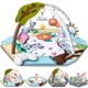 thumbnail image 1 of Colchoneta de gimnasio para bebés Jyusmile 8 en 1 Tummy Time con 6 juguetes, 1 of 7