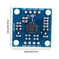 thumbnail image 4 of GY-51 LSM303 LSM303D LSM303DLH Módulo aceleración electrónica 3 ejes IIC, 4 of 4