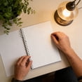 thumbnail image 6 of AuroraX B5 Notebook Refillable Notebook with Clear Cover Graph Ruled Detachable Sheets Soft Cover Office Supplies White, 6 of 6