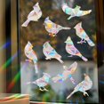 thumbnail image 5 of Halloween Window Decals Static Cling Stained Glass Bird Window Decals for Glass Windows Anti Collision Spooky Halloween Decor for Home Vehicle Wall 1 Piece Sheet, 5 of 8