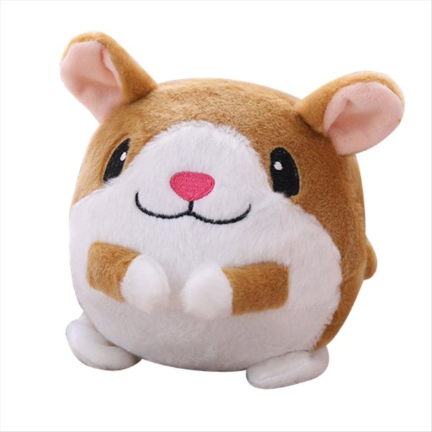 Juguetes Interactivos para Perros Peluche para Mascotas en Movimiento Activo, Juguete Pelota para Perros Movimiento, para Perros con Sonido Felpa Cerdo Lavable G