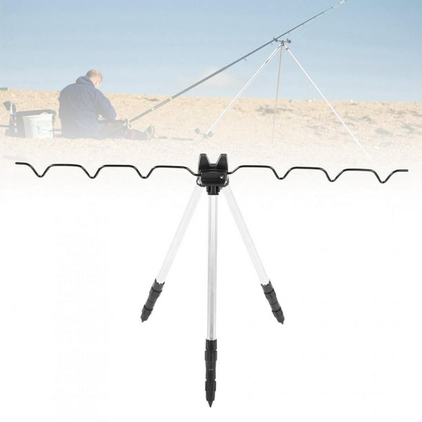 Rod Tripod Stand Triangle Bracket Adjustable Angling Tools Ground