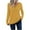 Yellow, variant on HAiming Womens Long Sleeve V Neck Shirts Fall Winter Trendy Ribbed Knit Tops Casual Lightweight Basic Pullover Blouse