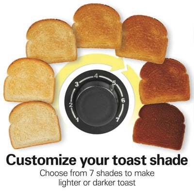 Compact Toaster Black