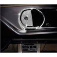 thumbnail image 4 of Bling Crystal Fashion Car Interior Bling Accessories for Jaguar XJ XF Car Parking Button 3D Rhinestone Decals Ring Car Bling Accessories Suitable for Ladies (Silver), 4 of 5