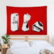 thumbnail image 3 of Decoración del hogar moda marca de lujo brujería tapiz de pared estético Kawaii decoración de la habitación alfombras tapices Navidad lindo Boho, 3 of 5