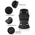 thumbnail image 4 of MISS MOLY Women's Workout Waist Trainer Vest Zipper Body Shaper with Adjustable Belts Underbust Corset Neoprene Sauna Sweat Suit, 4 of 6