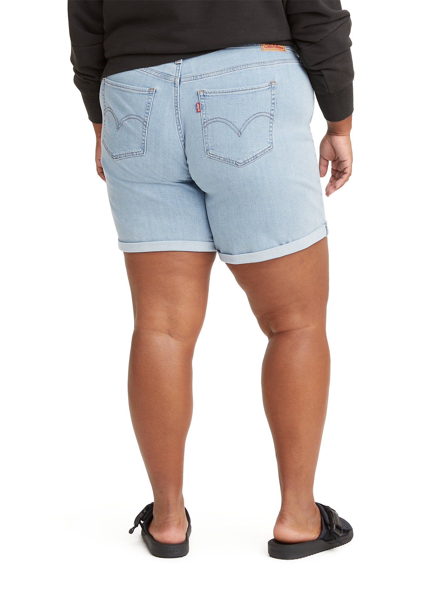 Levi's® Women's Plus Size Mid Length Shorts - Walmart.com