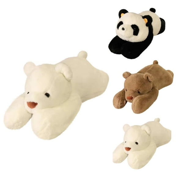 Cuddly 1.7LB Weighted Polar Bear Plush - 23.6" Soft Stuffed Animal for Kids, Calming Sensory Toy, Decorative Throw Pillow, Valentine's Day Gift