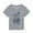 00#Grey1299, variant on Toddler Girls Summer Eyewear Bunny Line Art Tee Shirt Short Sleeve Crew Neck Groovy Casual T-Shirt