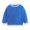 Blue, variant on Huanglei Children's Autumn Baby Contrast Sweater Foreign Style Kids Crew Neck Knitted Top (1Y 6Y) Winter Sweater Outfit