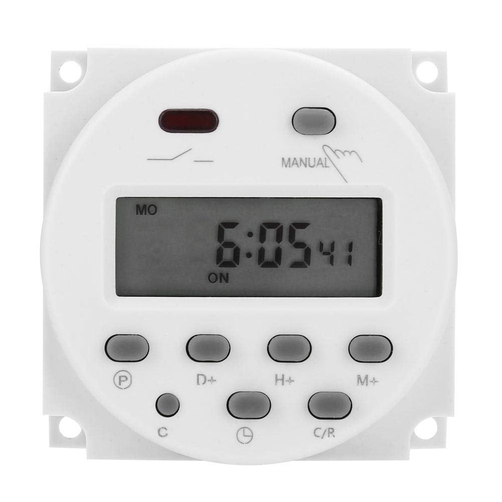 12V Mini LCD Digital LCD Power Weekly Timer Relay Switch Digital Timer Power Timer Control with