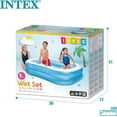 thumbnail image 3 of Alberca Inflable Rectangular Azul Intex 57180, 3 of 6