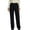 Black, variant on VBVC No Boundaries Women's Button Front Zipper Straight Pants,Wide Leg Jeans with Pockets,Women High Rise Jeans,White,SizeM