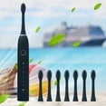 thumbnail image 6 of Wovilon Toothbrush- Toothbrush With 8 Brush Heads- 6 Cleaning Modes- IPX7 Water Proofing-Newly Upgraded Toothbrush- Longer Life- Faster Char, 6 of 9