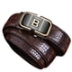 thumbnail image 5 of Cinturón de hombre con hebilla automática de piel de vaca, cinturón de negocios de élite para hombre, cinturón informal versátil con estampado de cocodrilo, 5 of 5