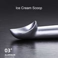thumbnail image 2 of Yuarrent Cuchara para helado, pala antiadherente con mango, herramienta de cuchara profesional conductora de calor, excavadora llena de Type3 NO3, 2 of 6