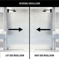 thumbnail image 2 of VIGO Zenith 34 in. W x 74 in. H Frameless Fixed Shower Screen Door in Stainless Steel with 3/8 in. (10mm) Fluted Glass, 2 of 10