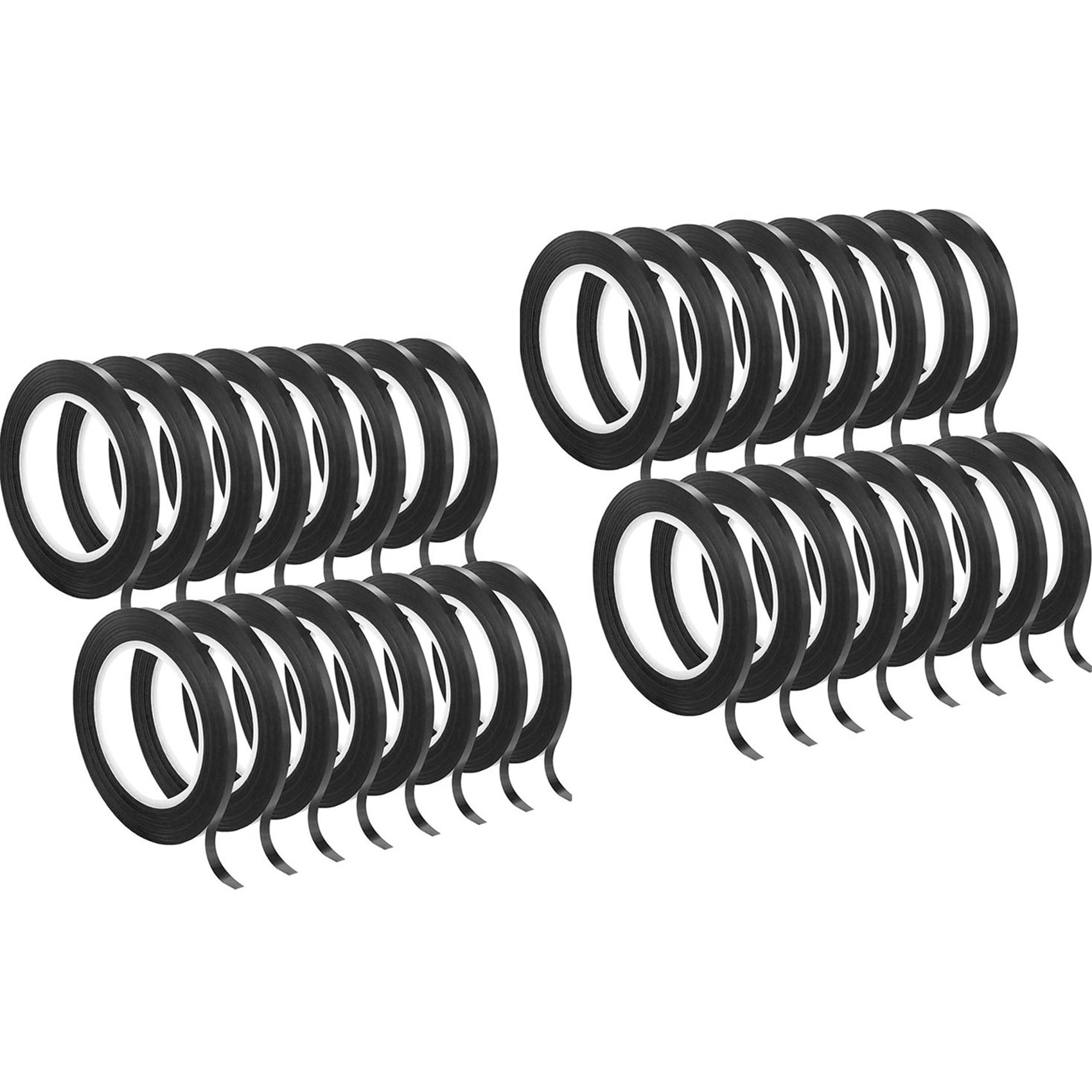 32 Pcs Whiteboard Graphic Chart Tape,Dry Erase Board Art Tape,Thin Black Gridding Graphic Tape