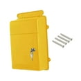 thumbnail image 4 of Buzón de pared de apertura amplia con llave y cerradura. Sugerencia de buzón con cerradura. Amarillo, 4 of 9