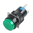thumbnail image 4 of 2X AC 250V 5A SPDT 1NO 1NC 5 Pins Latching Green Push Button Switch W 220V LED Lamp, 4 of 8